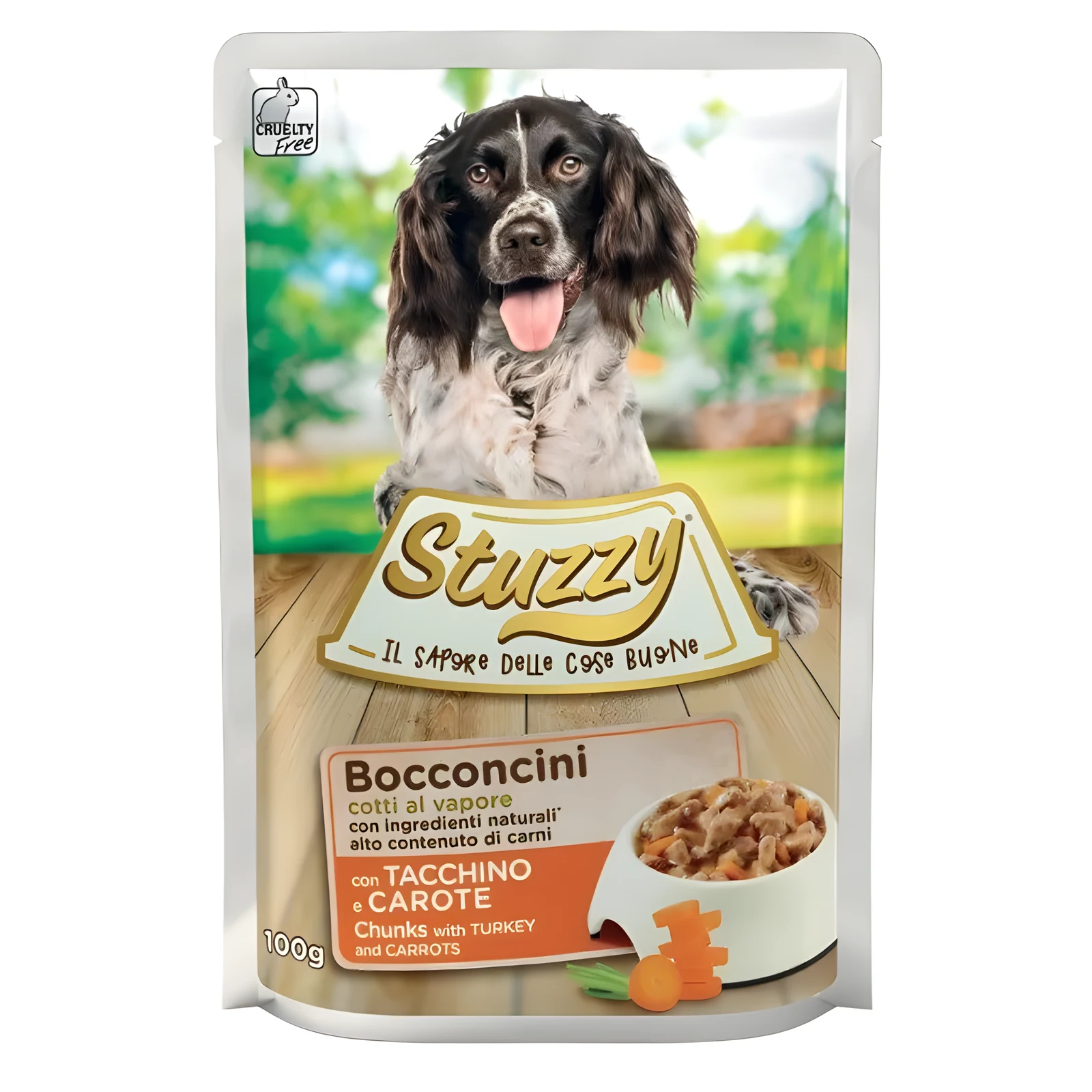 STUZZY Chunks Indyk z Marchewką 100g