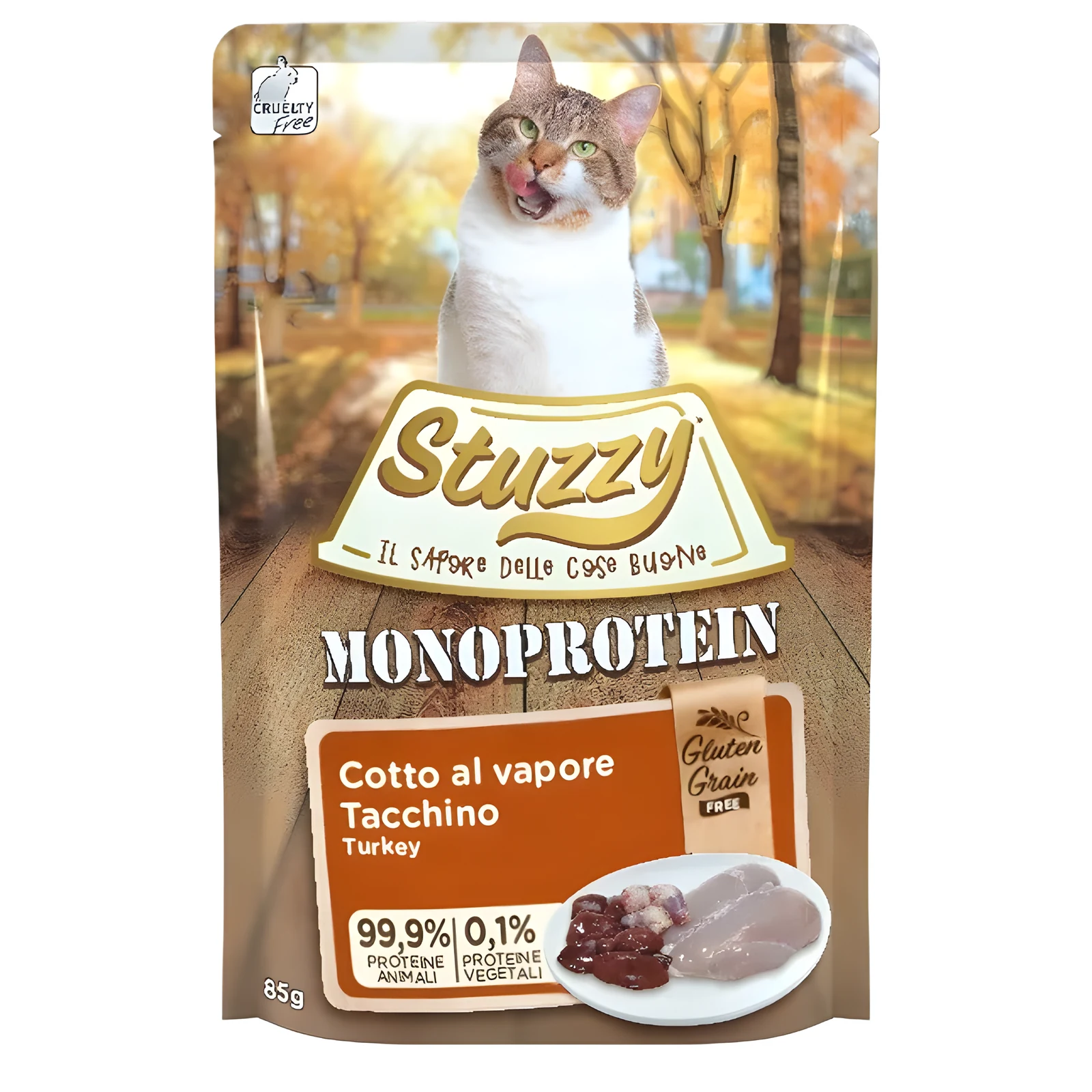 STUZZY dla kotów Monoprotein Indyk 85g