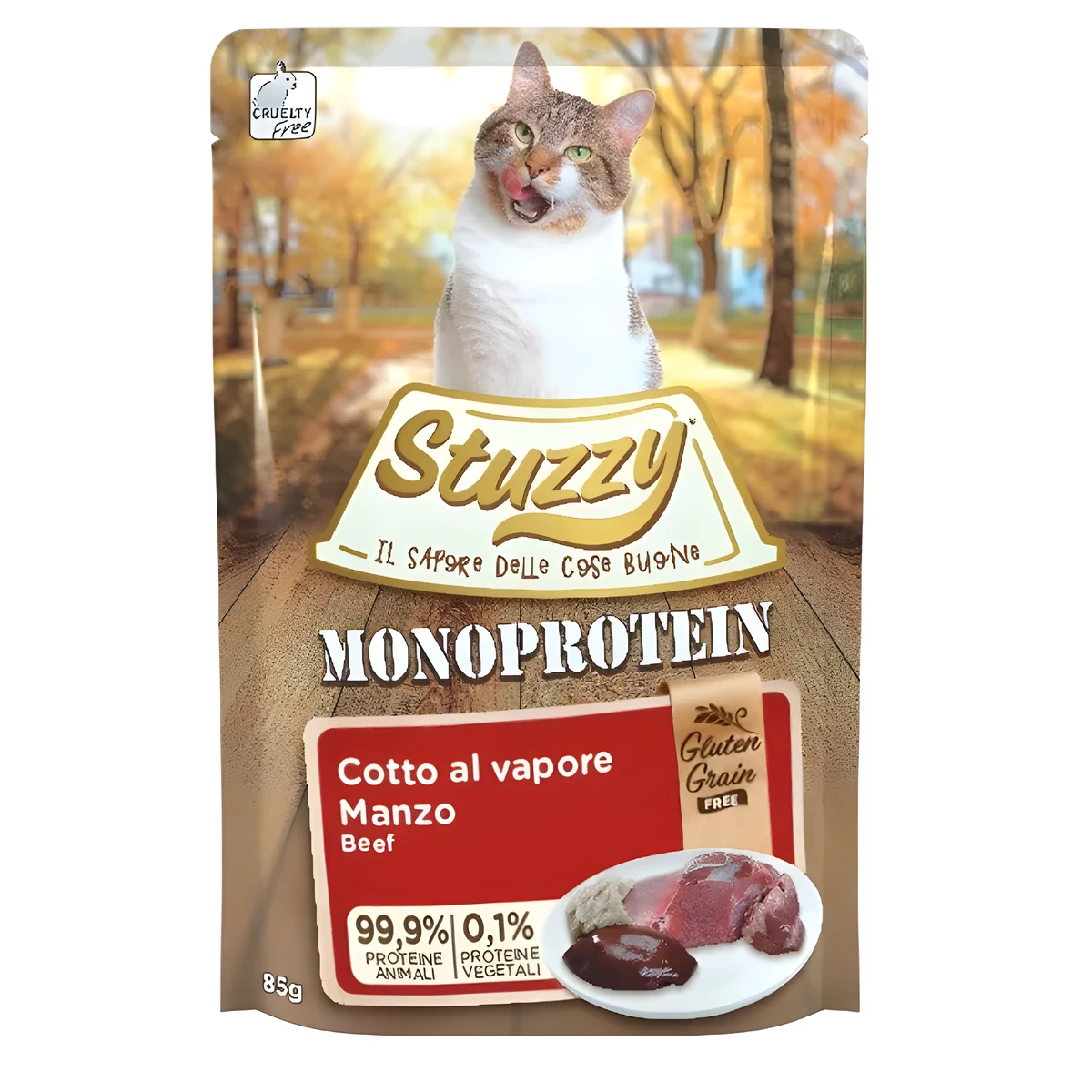 STUZZY dla kotów Wołowe Monoprotein 85g