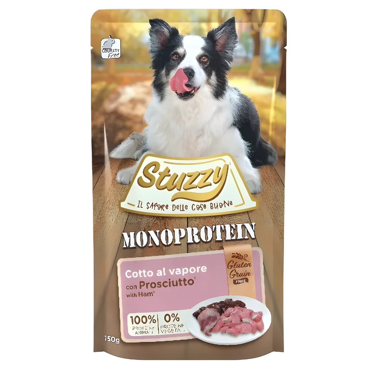 STUZZY dla psów Grain Free Monoprotein Szynkowe 150g