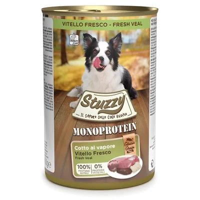 Mokra karma dla psa STUZZY Monoprotein Cielęcina 400g