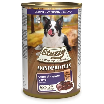 Mokra karma dla psa STUZZY Monoprotein Dziczyzna 400g