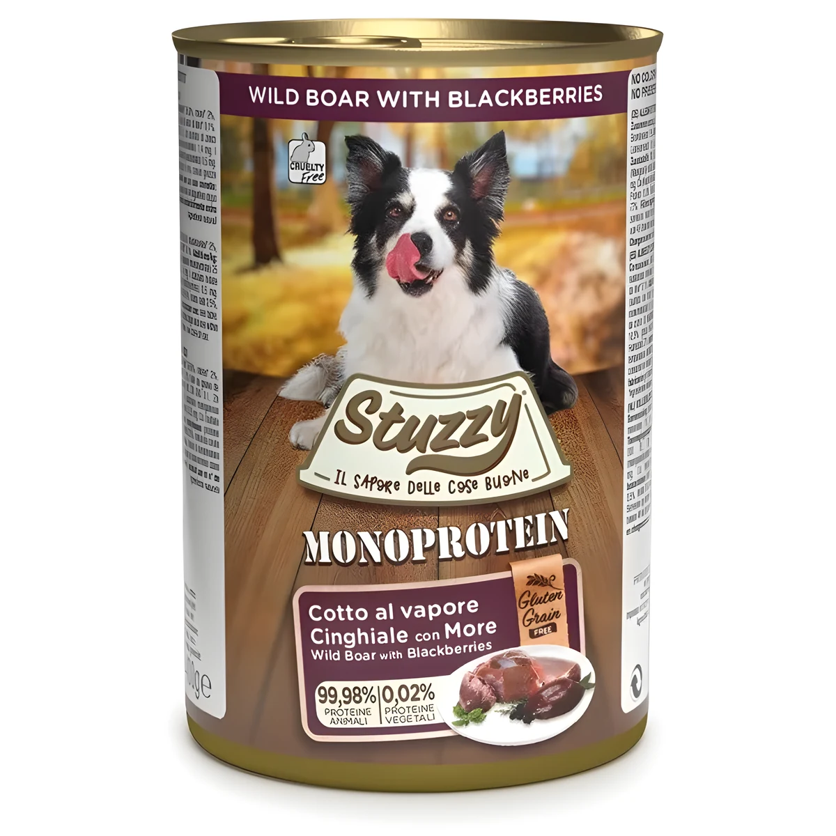 STUZZY dla psów Monoprotein Dzik 400g