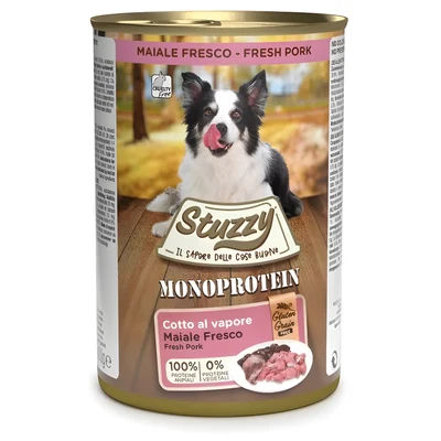 Mokra karma dla psa STUZZY Monoprotein Wieprzowa 400g