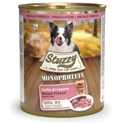 Mokra karma dla psa STUZZY Monoprotein Wieprzowe 800g
