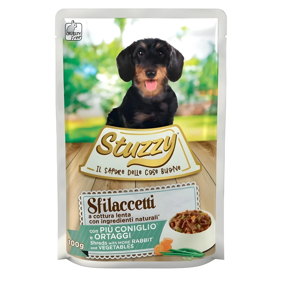 STUZZY dla psów Shreds Królik z Warzywami 100g