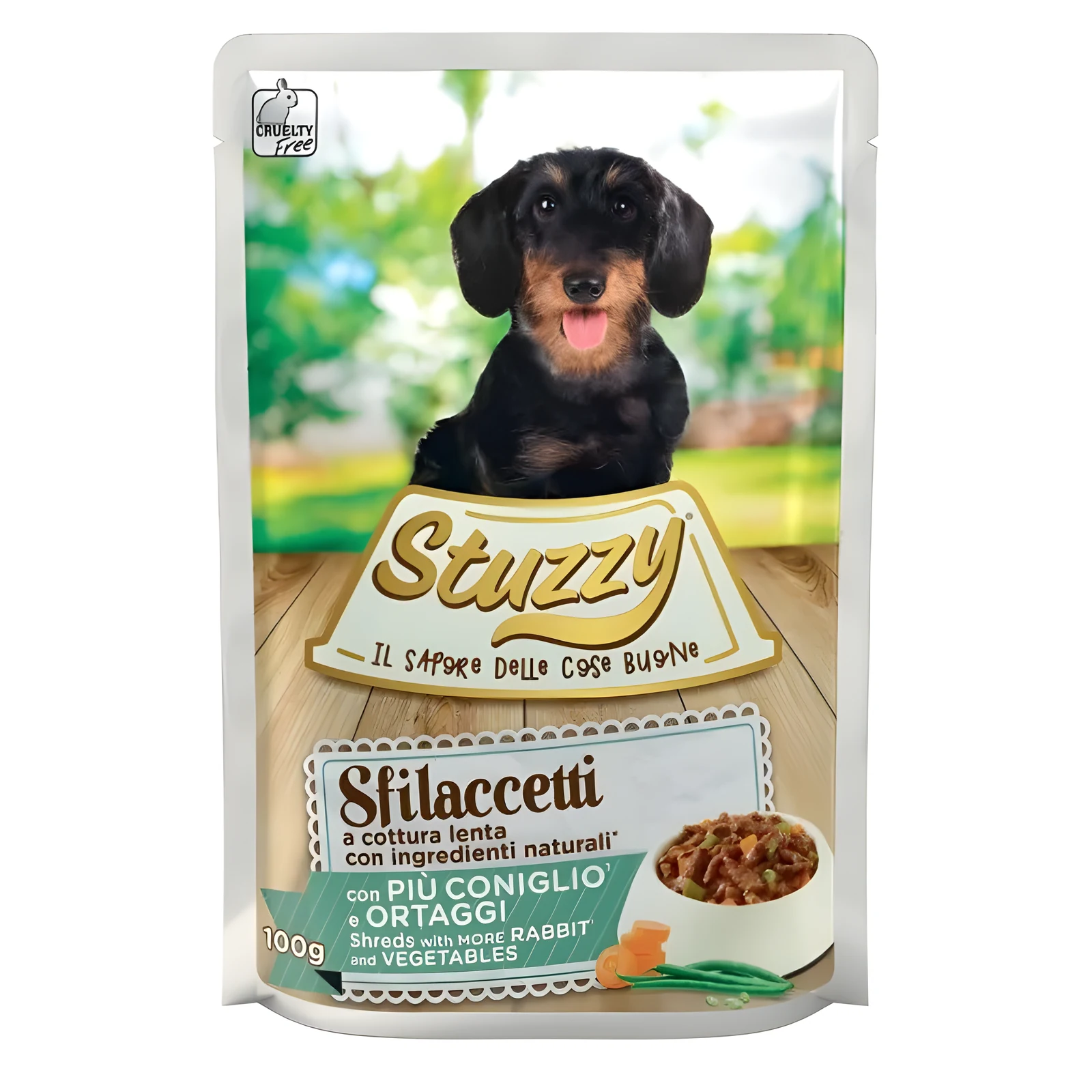 STUZZY dla psów Shreds Królik z Warzywami 100g