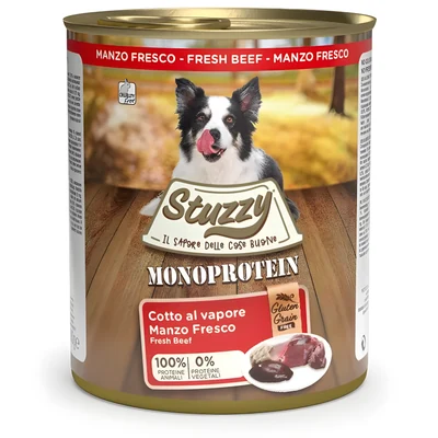 Mokra karma dla psa STUZZY Monoprotein FRESH z wołowiną 800g