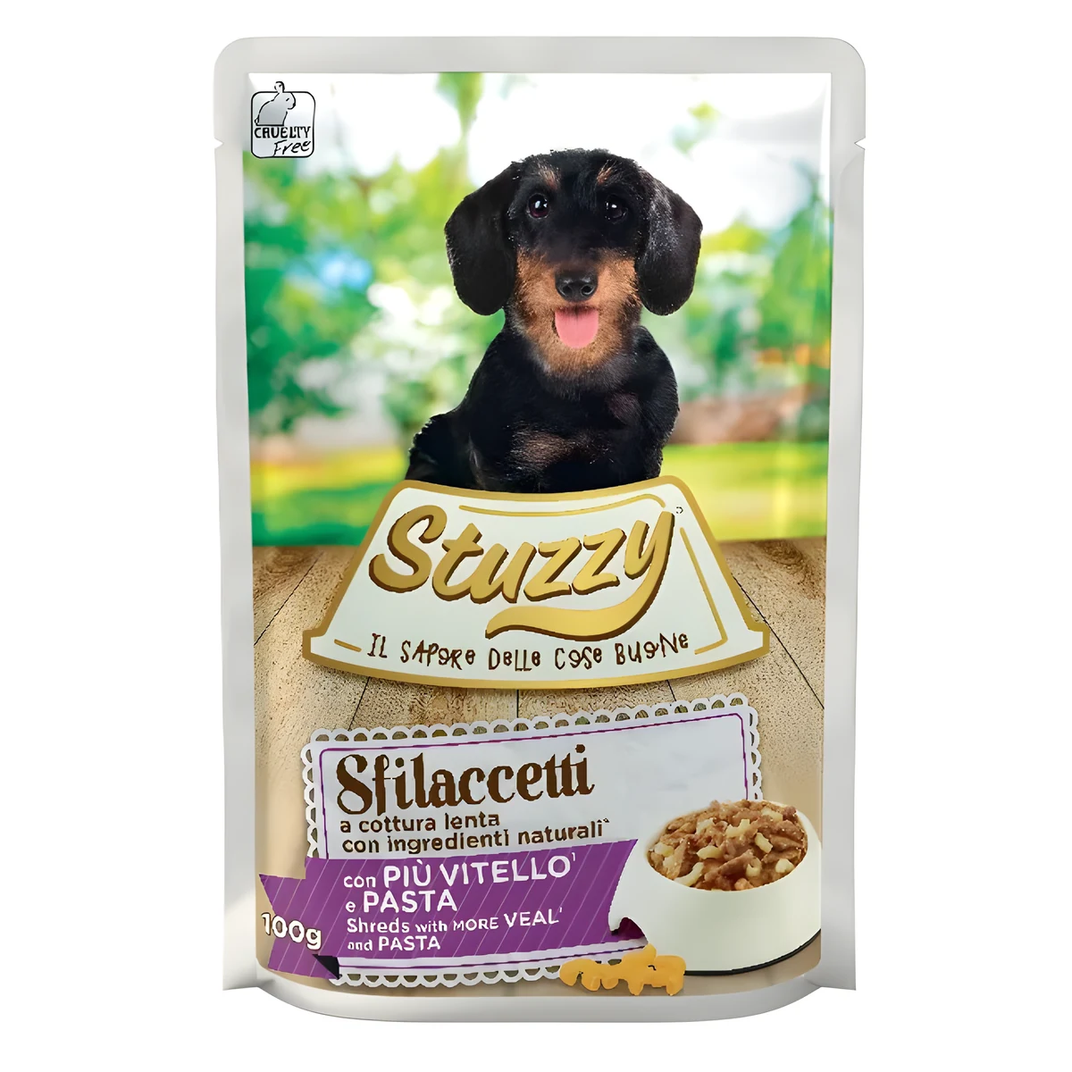 STUZZY SHREDS z VEAL AND PASTA 100g