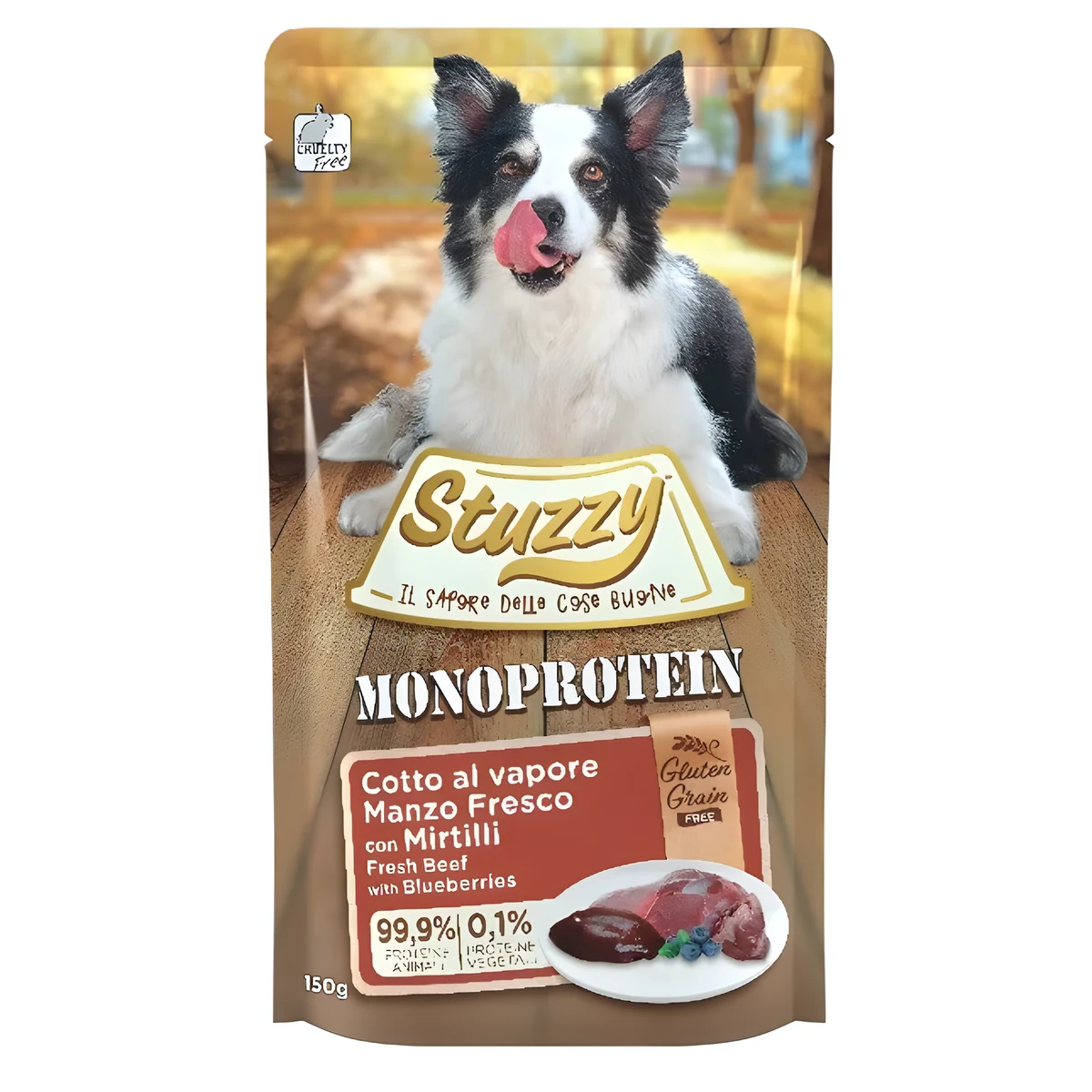 STUZZY Wołowe z Borówkami 150g dla Psów