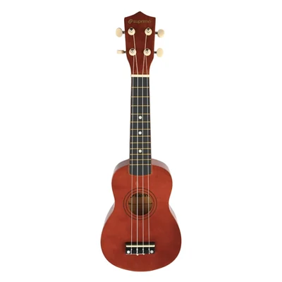 Ukulele sopranowe SUPRIMO UK21 SET - 21" ciemne drewno