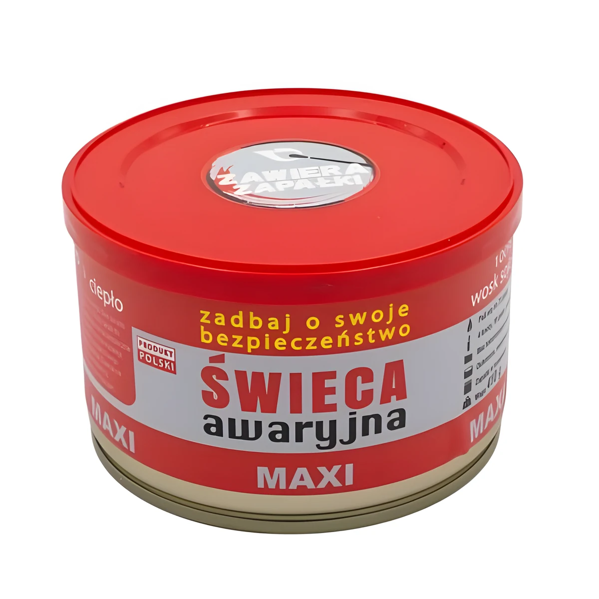 Świeca awaryjna HASKE Pro MAXI 410g 72h