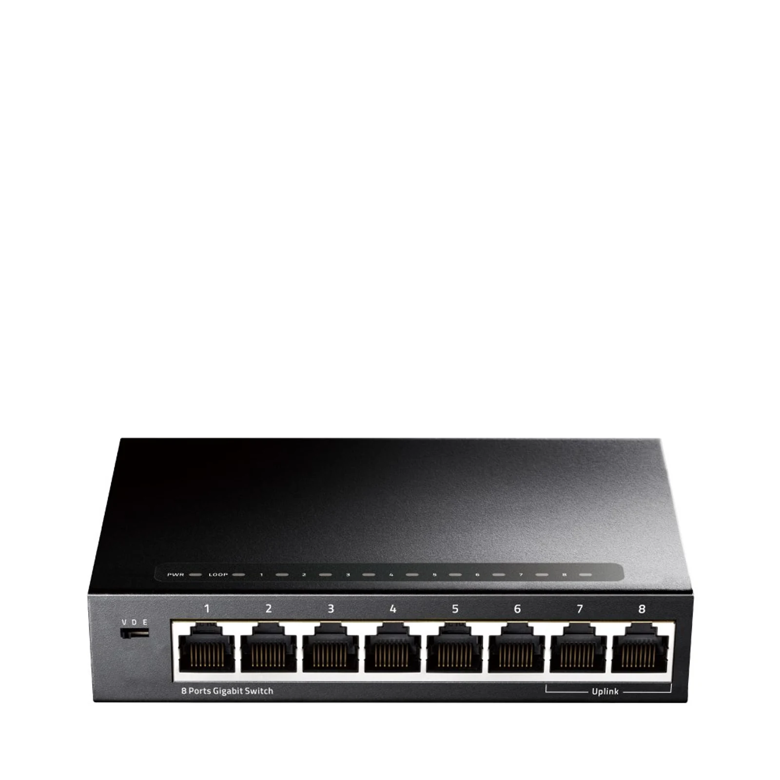 Switch CUDY GS108 - Czarny, LED — zdjęcie 1 z 4