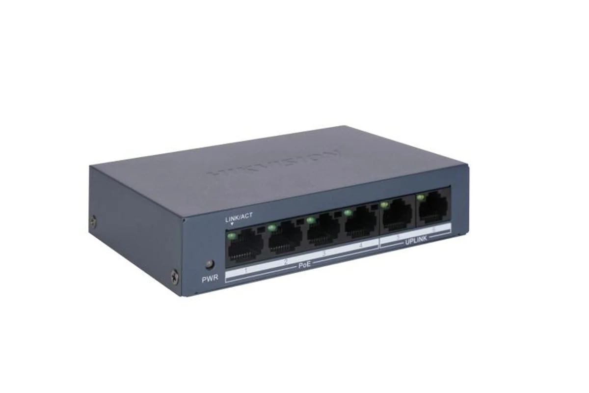 Switch HIKVISION DS-XS0106-P Metalowy