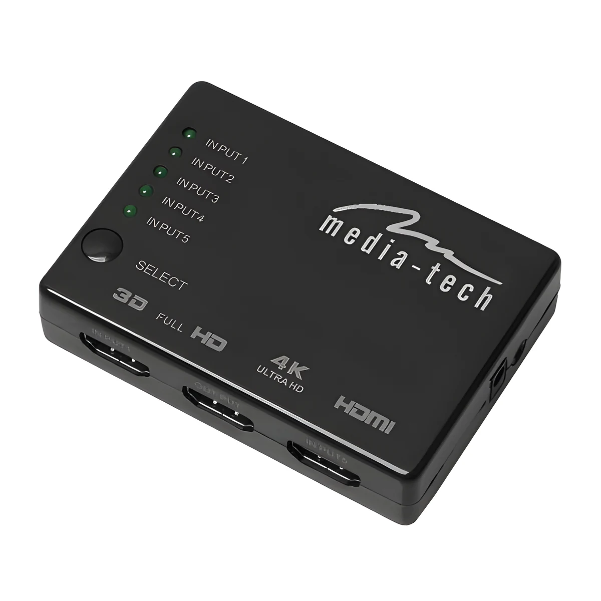 Switch Media tech MT5207 - Przełącznik Czarny