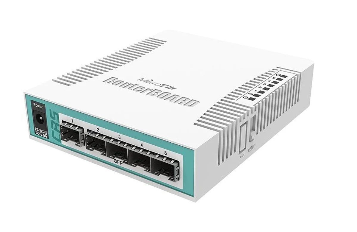 Switch Mikrotik CRS106-1C-5S 6p Zarządzane Gigabit