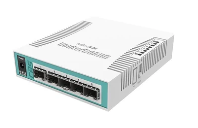 Przełącznik zarządzany MikroTik CRS106-1C-5S 6-portowy Gigabit