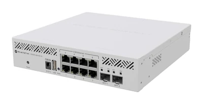 Zarządzany Switch MikroTik CRS310-8G+2S+IN 10-Portowy 2,5Gb/s