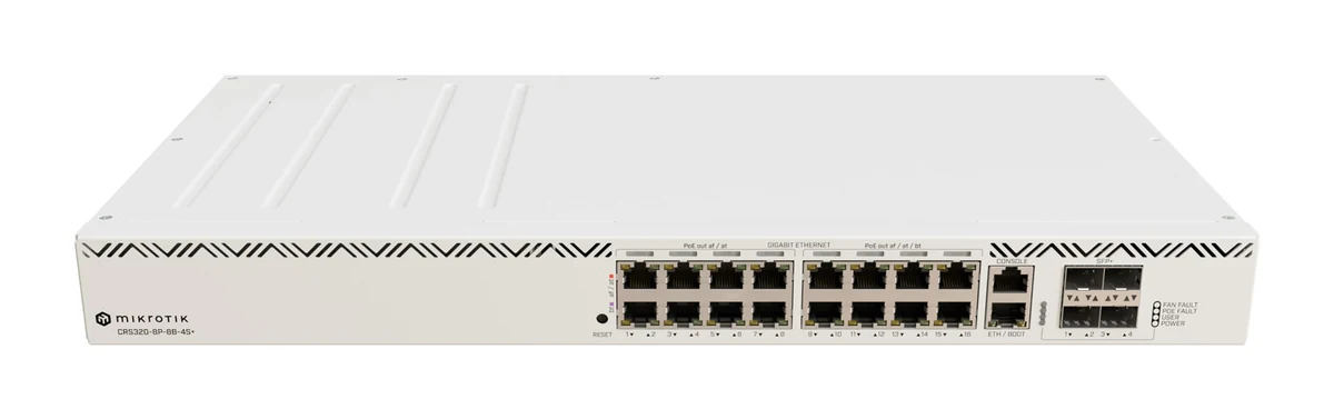Switch Mikrotik CRS320-8P-8B-4S+RM 21p PoE
