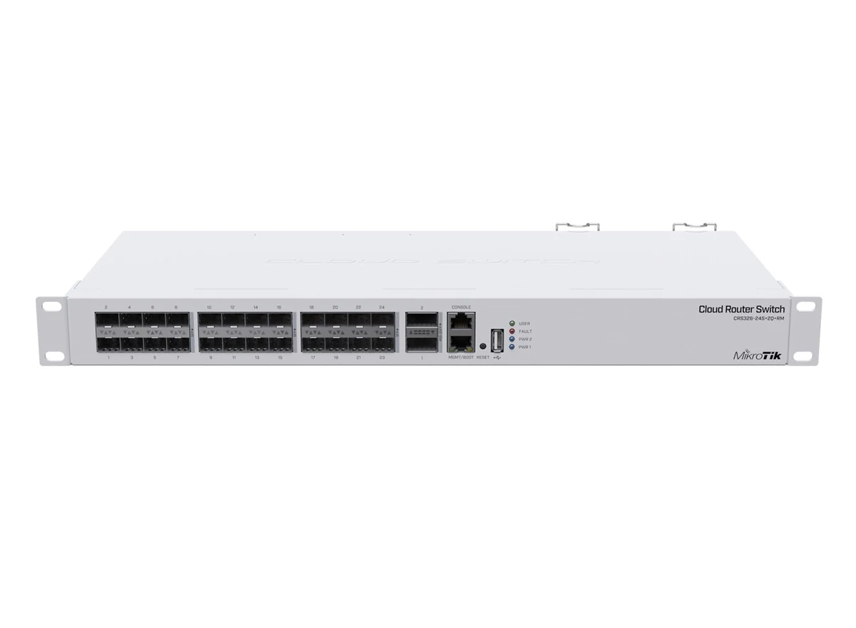Switch Mikrotik CRS336-24S+2Q+RM 25p Zarządzany