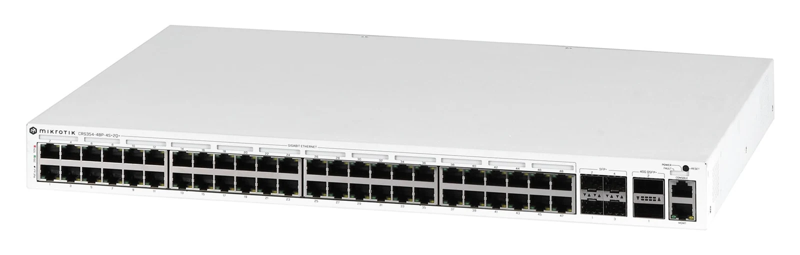 Przełącznik zarządzany MikroTik CRS354-48P-4S+2Q+RM 53 porty PoE 700W — zdjęcie 1 z 8