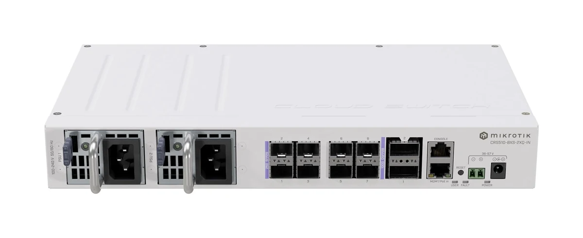Switch Mikrotik CRS510-8XS-2XQ-IN 11p Zarządzany