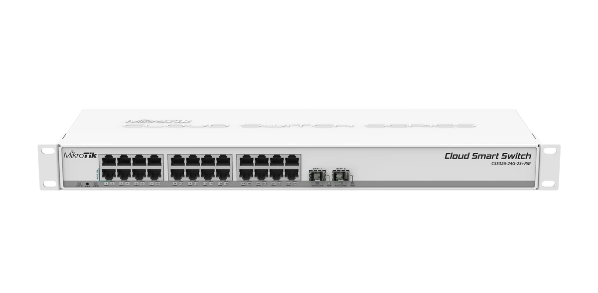 Switch Mikrotik CSS326-24G-2S+RM 26 Portowy