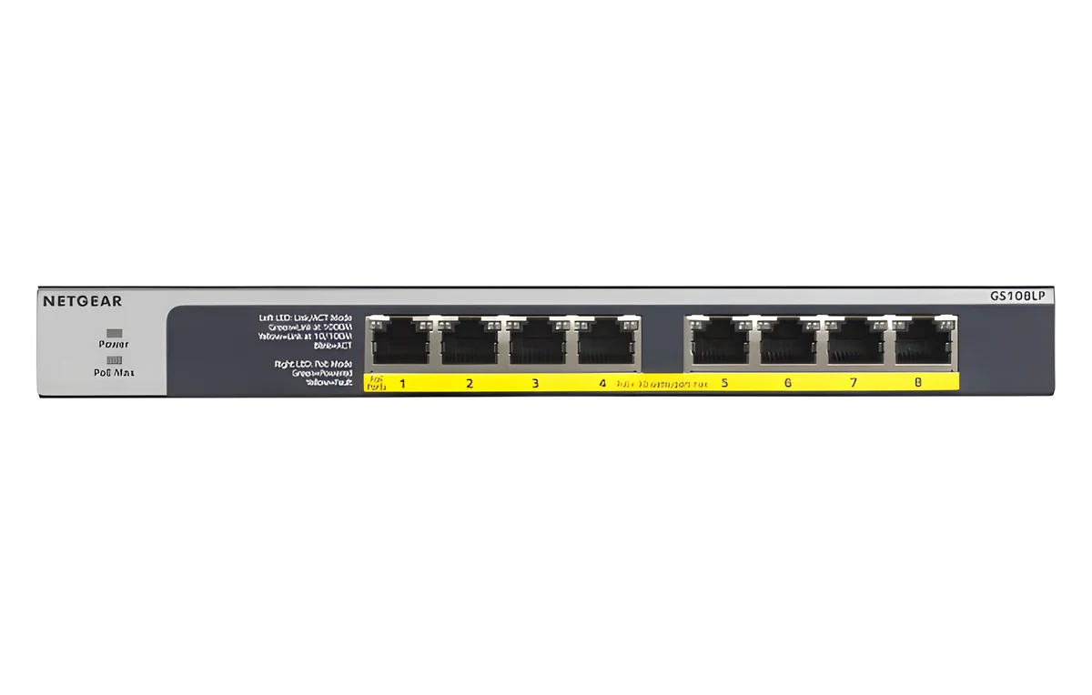 Switch Netgear GS108LP-100EUS 8p PoE 60W
