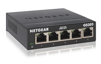 Switch Netgear GS305-300PES 5-portowy Gigabit Niezarządzany
