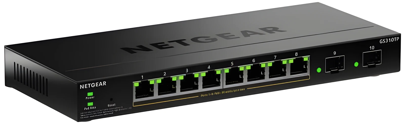 Switch Netgear GS310TP-200EUS 10p PoE 55W (PoE+: 8p) Managed Gigabit — zdjęcie 1 z 2