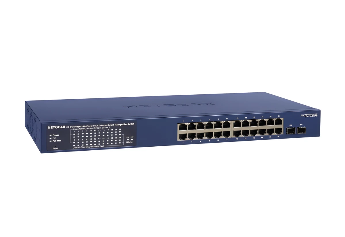 Switch Netgear GS724TP-300EUS 26p PoE 190W Zarządzane