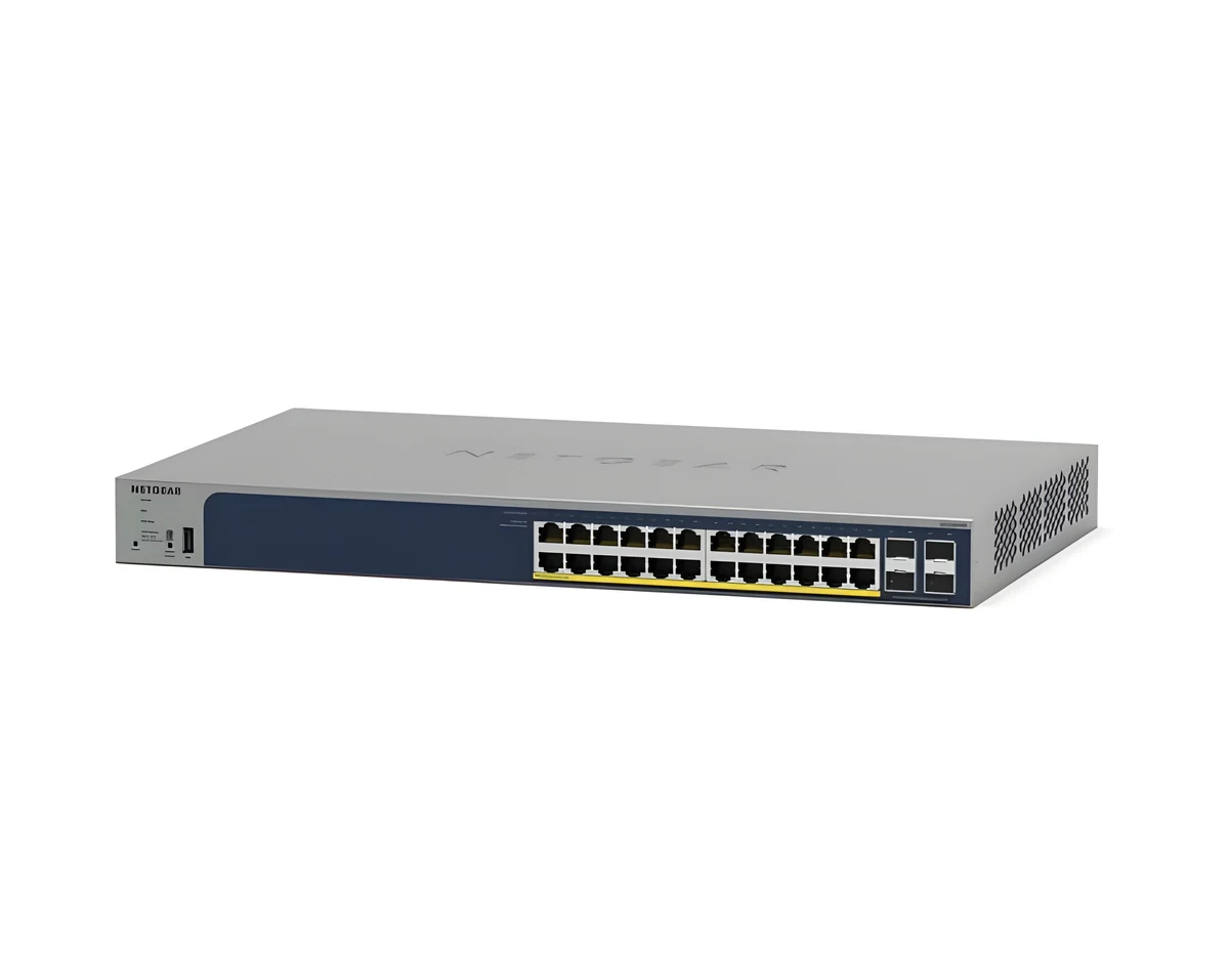 Switch Netgear GS728TPP-300EUS 28p PoE 380W Managed Gigabit