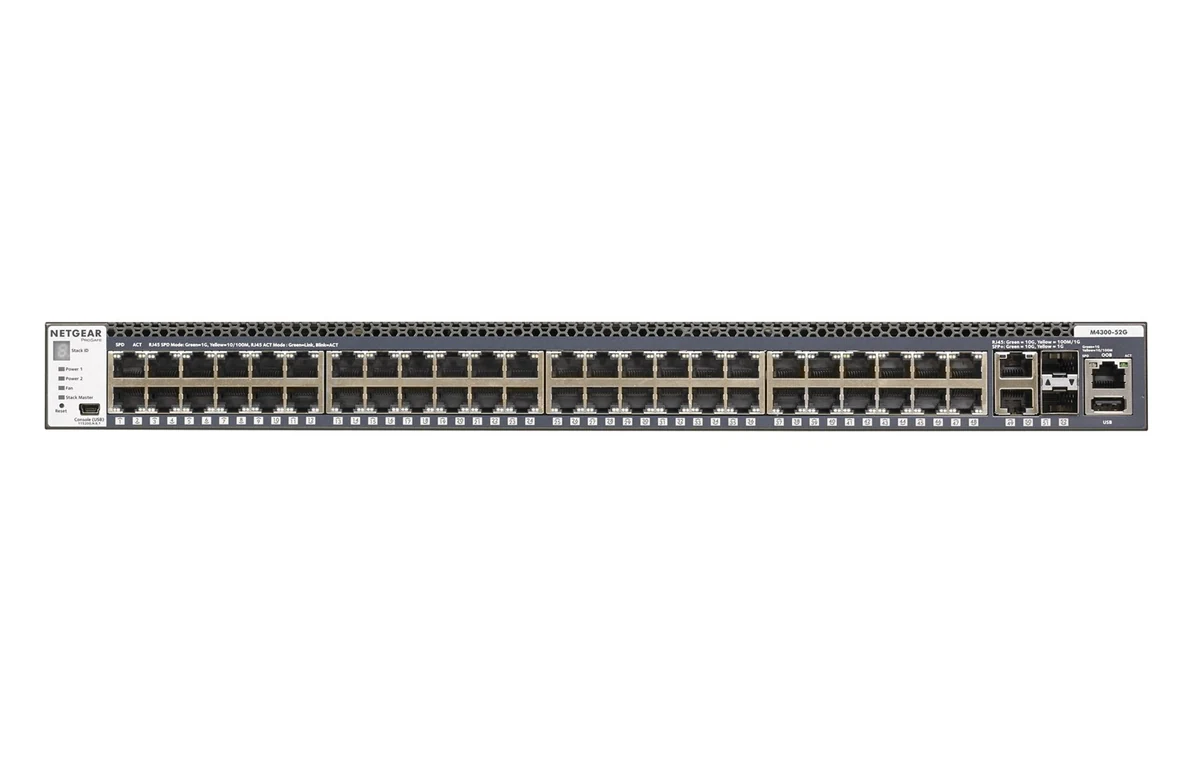 Switch Zarządzany Netgear GSM4352S-100NES 52-Portowy
