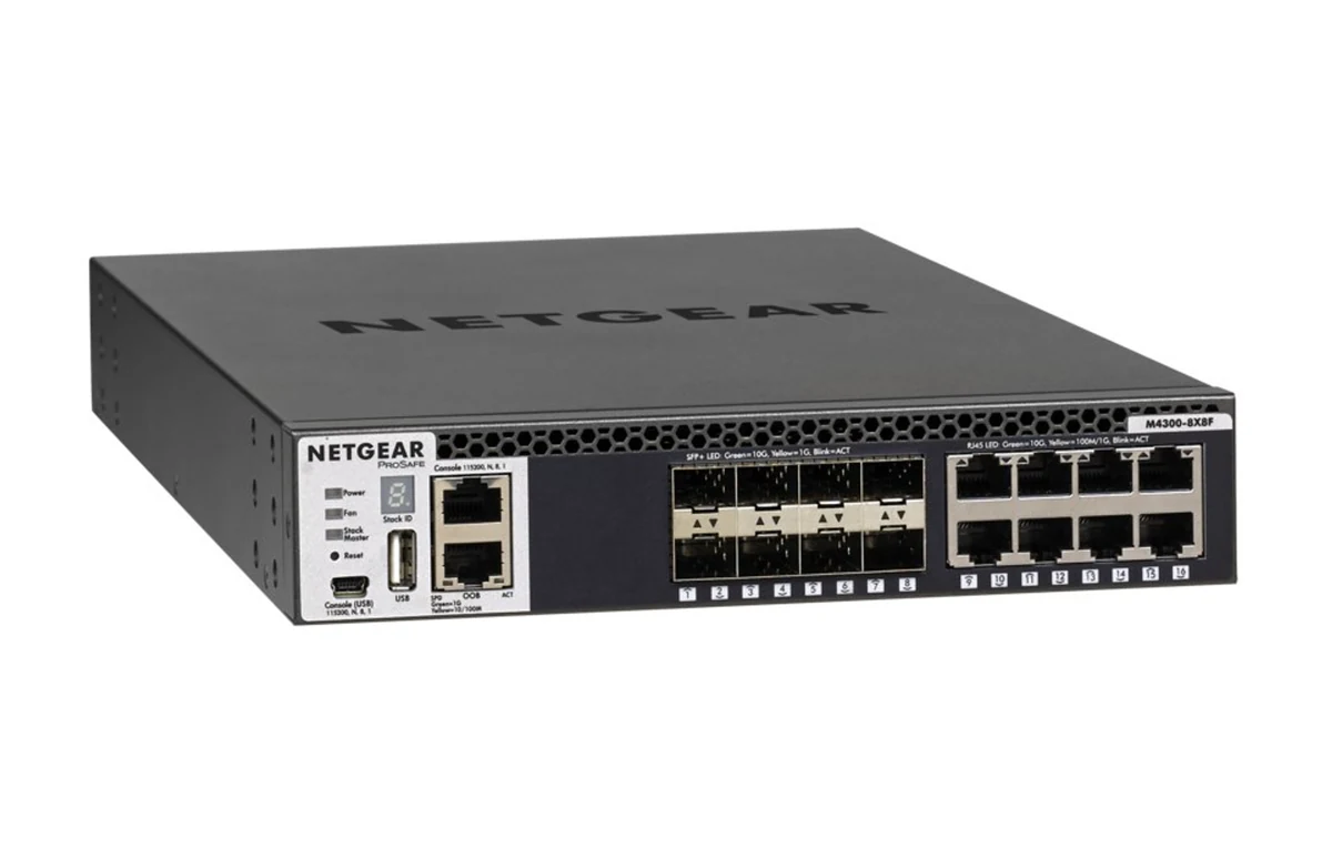 Przełącznik zarządzalny Netgear XSM4316S-100NES 16 portów 10GbE