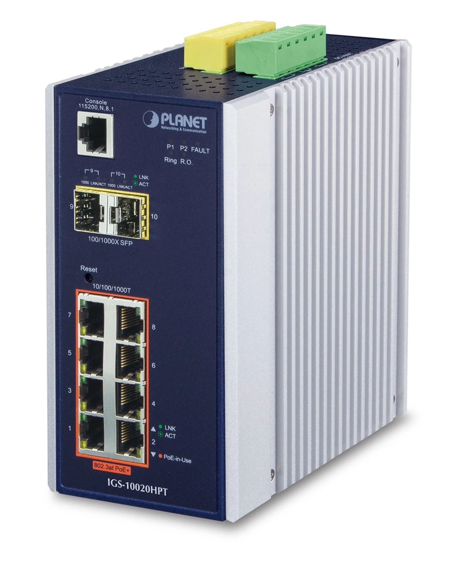 Switch Planet IGS-10020HPT 8x 10/100/1000Mbps