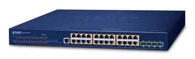 Zarządzany Switch Planet SGS-6310-24P4X 1U Niebieski