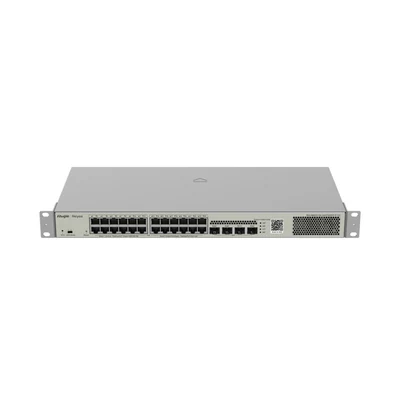 Switch sieciowy Ruijie Reyee RG-NBS3100-24GT4SFP-V2, 24 porty Gigabit Ethernet + 4 sloty SFP, srebrny