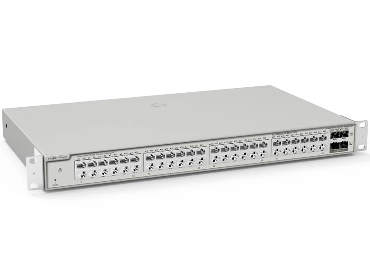 Switch RUJIE REYEE RG-NBS3200-48GT4XS, 48 portów, srebrny