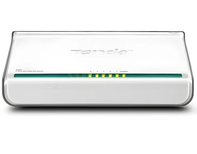 Switch Tenda S105, 5-portowy, 10/100 Mbps, biały