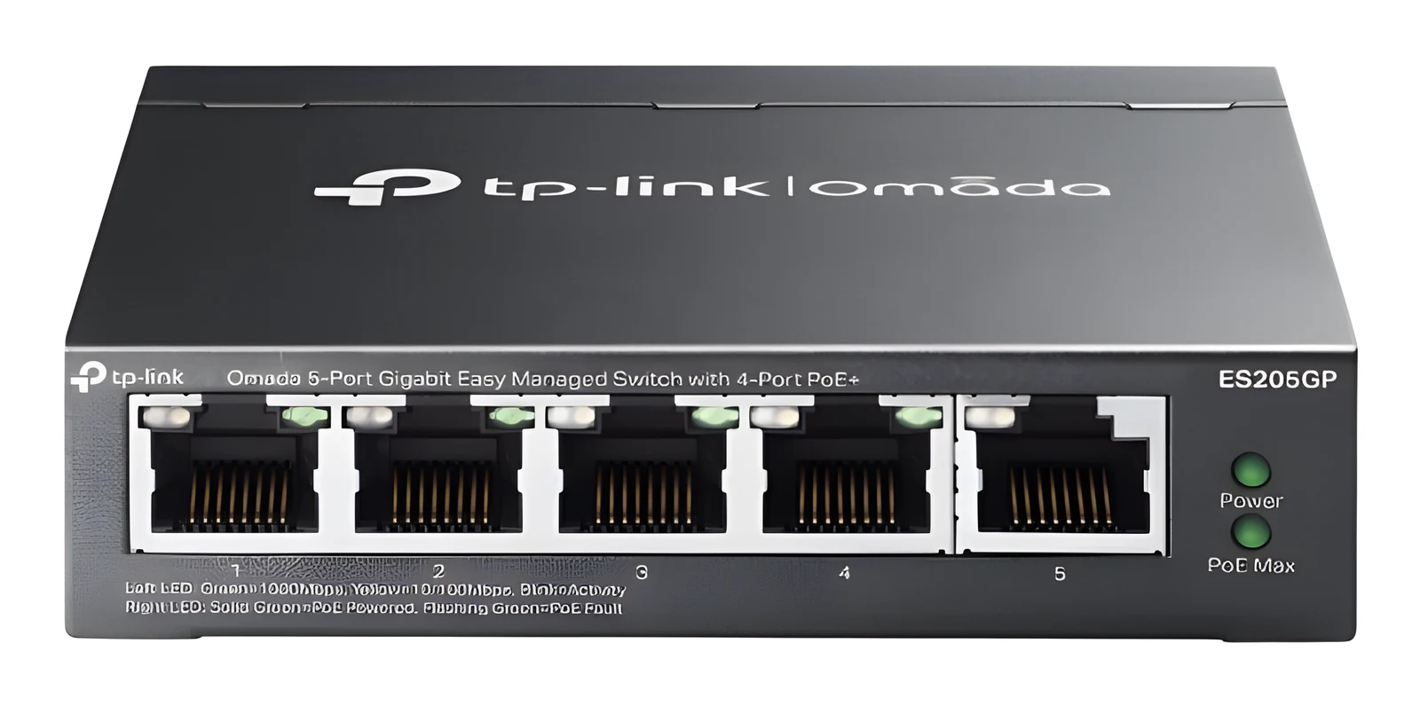 Switch TP-Link ES205GP Omada Easy Managed — zdjęcie 1 z 5
