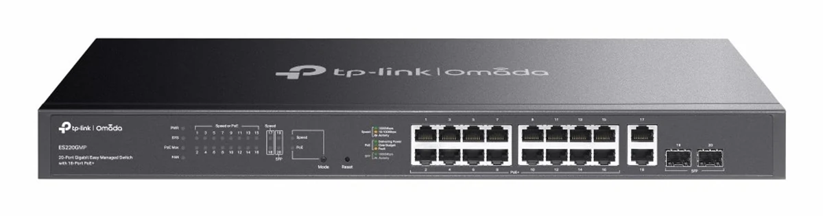 Switch TP-LINK ES220GMP 2 Wentylatory