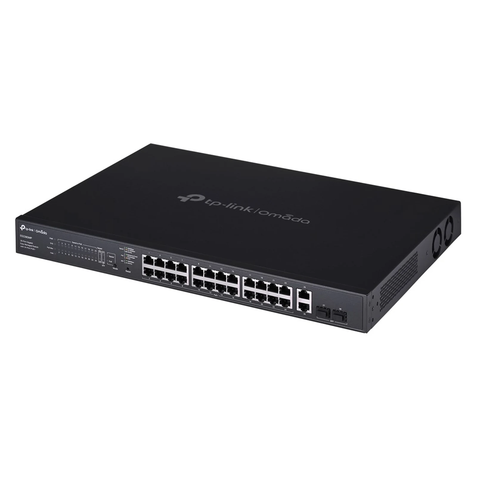 Switch TP-LINK ES228GMP - Czarny Metalowy — zdjęcie 1 z 3