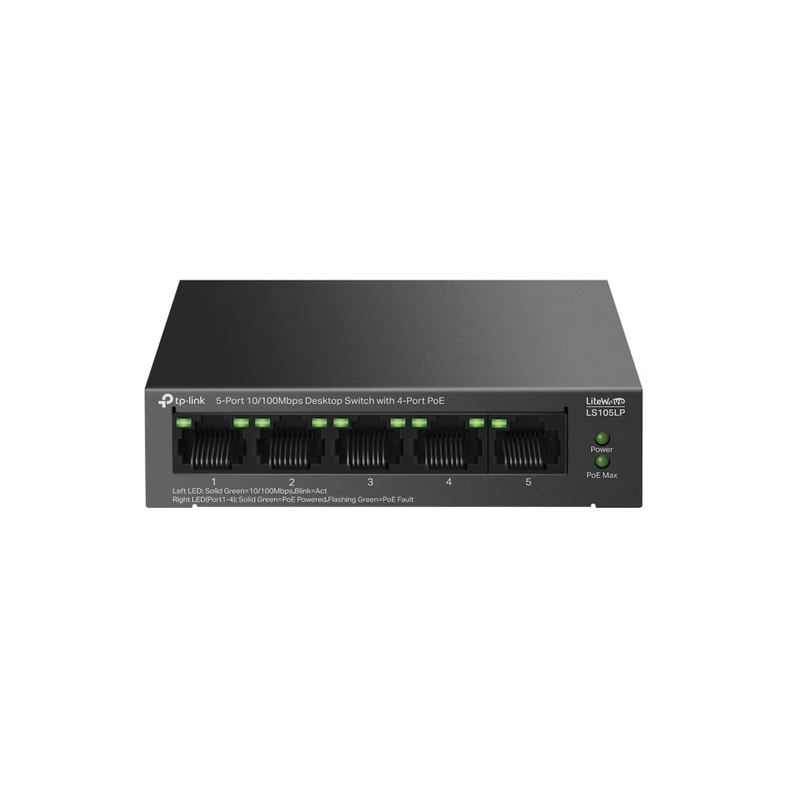 Switch TP-LINK LS105LP - Diody LED i Montaż na Ścianie — zdjęcie 1 z 4