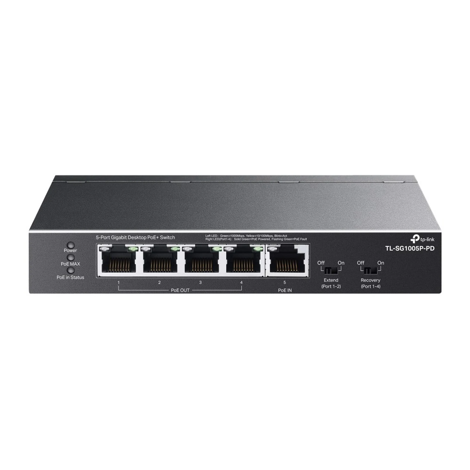 Switch TP-LINK TL-SG1005P-PD — zdjęcie 1 z 6