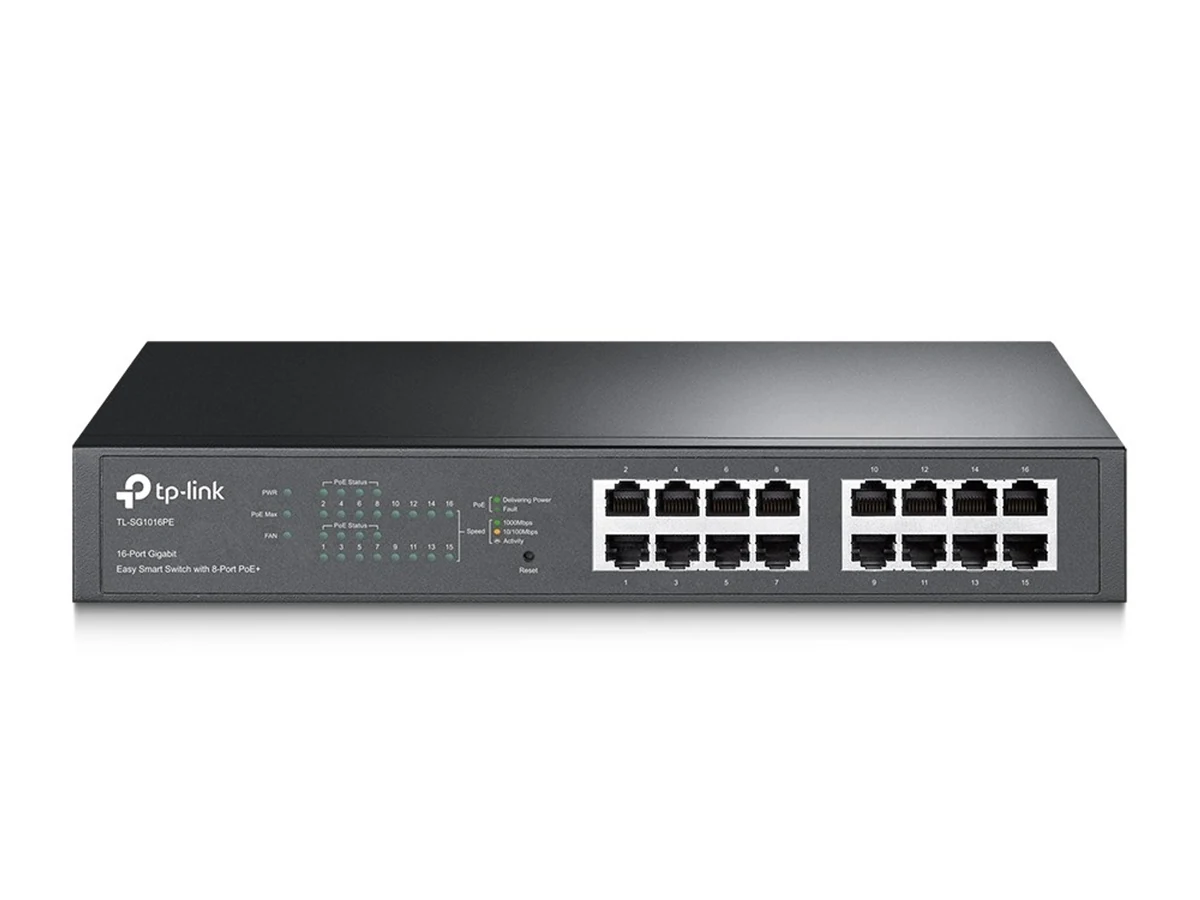Switch TP-LINK TL-SG1016PE 16-portowy 10/100/1000Mbps