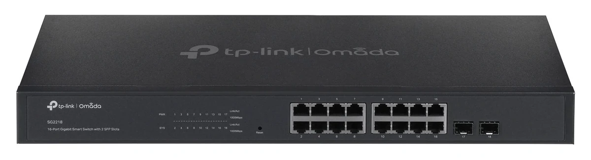 Switch TP-LINK TL-SG2218 1U Czarny