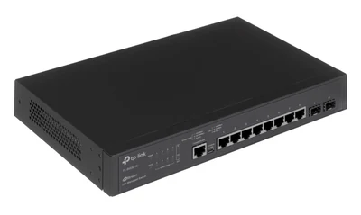 Switch TP-Link TL-SG3210 - Czarny, z diodami LED