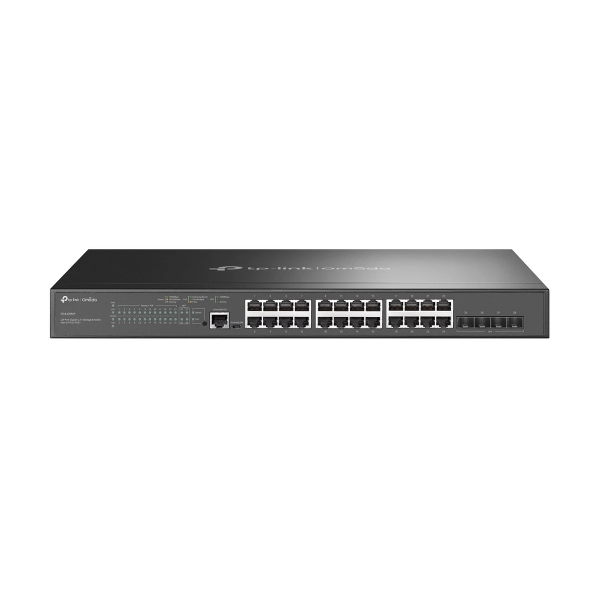 Switch TP-LINK TL-SG3428MP 1U Czarny