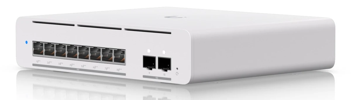 Switch Ubiquiti UniFi Pro XG 8 PoE 10p PoE ( PoE++: 8;) Managed Gigabit (USW-Pro-XG-8-PoE-EU)
