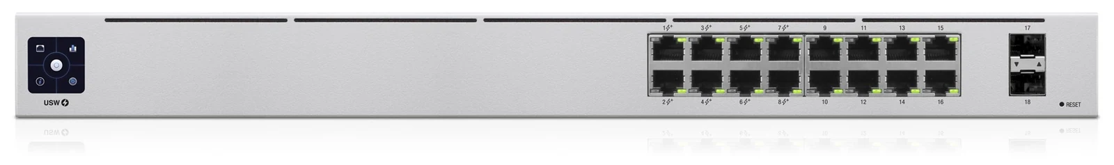 Switch zarządzany Ubiquiti UniFi Standard 16 PoE 18-portowy Gigabit — zdjęcie 1 z 5